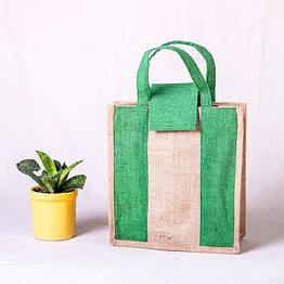 handmade jute tiffin bag