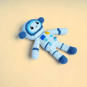 Handcrafted Crochet Astronaut Stuff Toy