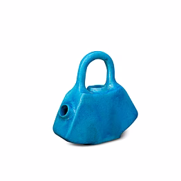 delhi blue pottery art kettle