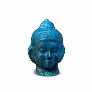 Delhi Blue Pottery Buddha Curio