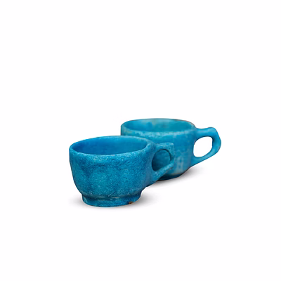 delhi blue pottery cup set