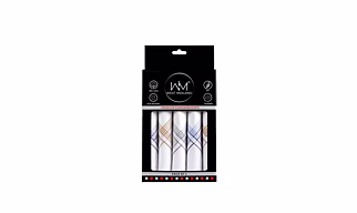 100% cotton Handkerchiefs Pack of 5