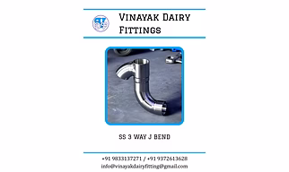 Stainless Steel (SS) J Bend 3 Way