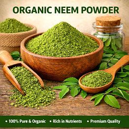 organic neem leaves powder