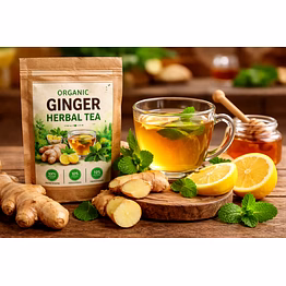 premium quality export grade organic ginger herbal tea wellness products flavoured tea