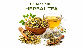 Premium quality export grade Organic Chamomile tea wellness herbal tea