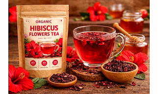 Premium quality export grade Organic Hibiscus herbal tea ayurvedic wellness products
