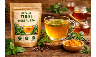 Premium quality export grade Organic ayurvedic wellness flavoured Turmeric herbal tea