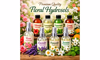 Premium quality export grade Organic ayurvedic hydrosols