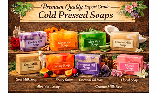 Premium quality export grade Organic ayurvedic wellness products cold pressed Soaps