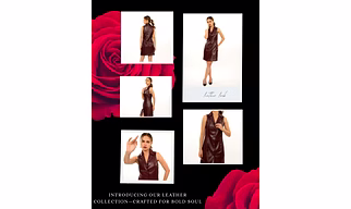 Sleeveless Leather  Waistcoat