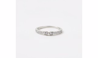 Cross Line Silver Sterling Ring