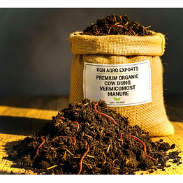cow dung vermicopost organic manure