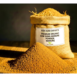cow dung powder manure sundried