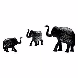 elephant (gaj) 600-year-old bidri silver art gifting handicrafts