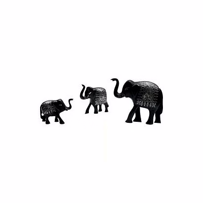 elephant (gaj) 600-year-old bidri silver art gifting handicrafts