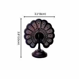 peacock (neelkanth) 600-year-old bidri silver art gifting handicrafts