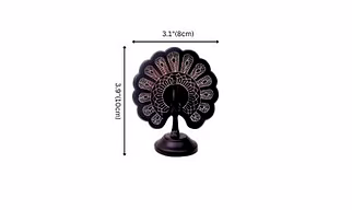 Peacock (Neelkanth) 600-Year-Old Bidri Silver Art Gifting Handicrafts