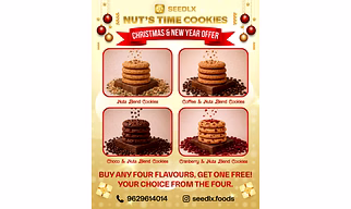 Nut's time (Nuts and seeds flour cookies)
