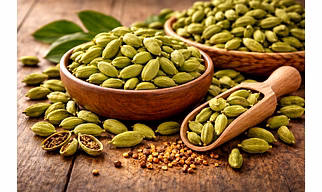 Indian Green Cardamom (Whole) - Premium Grades from Southern India - Bold Aroma & High Oil Content