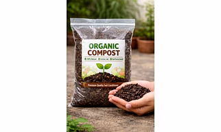 mixed organic compost  fertilizer soil manure  soil enhancer crop booster