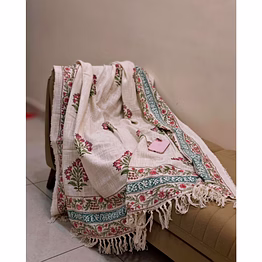 handloom cotton sofa throw