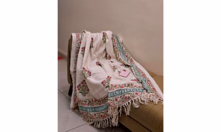 Handloom Cotton Sofa Throw