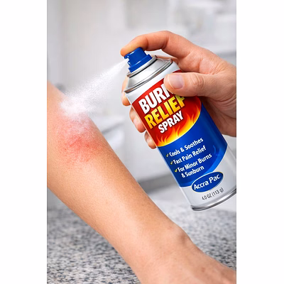 burn relief spray