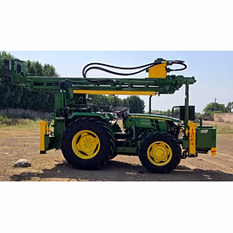 tractor mounted borehole drilling