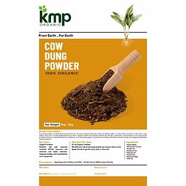 cow dung powder