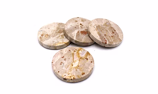 MARBLE COASTERS SET OF 4