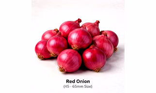 Red Onion with 45 - 65mm Size