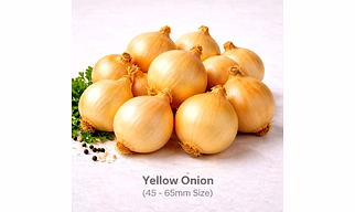 Yellow Onion with 45 - 65mm Size