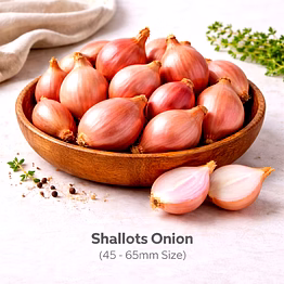vayus global shallots onion with 45 - 65mm size