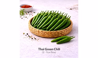 Thai Green Chili with 5 -7cm Size