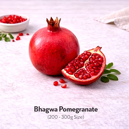 vayus global bhagwa pomegranate with 200 - 300g size