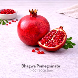 vayus global bhagwa pomegranate with 400 - 600g size