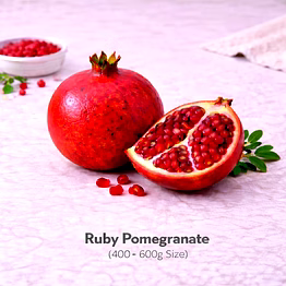 vayus global ruby pomegranate with 400 - 600g size