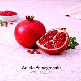 vayus global arakta pomegranate with 200 - 300g size