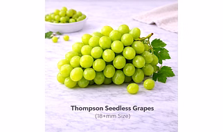 Thompson Seedless Grapes with 18+mm Size