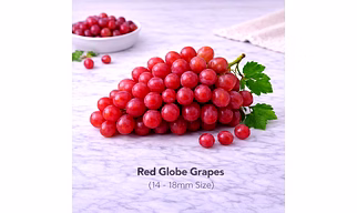 Red Globe Grapes with 14 -18mm Size