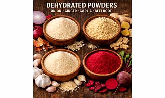 Dehydrated vegetables Powder (onion, ginger, garlic, potato)