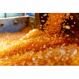 golden sugar and white sugar