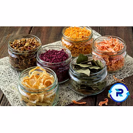 dehydrated vegetables and fruits