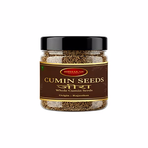 Bibhakar Premium Whole Cumin Seeds (Sabut Jeera) - Single Origin Rajasthan | 100g Export Quality