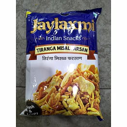jay laxmi tiranga misal farsan – crispy spicy namkeen for misal, bhel & snacks