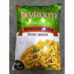 jay laxmi tiranga navratan farsan – crispy spicy namkeen for misal, bhel & snacks
