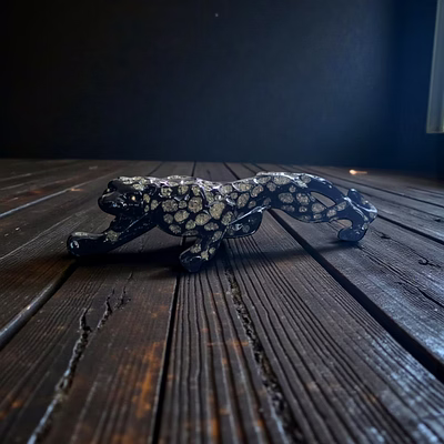 🐆 premium vastu panther décor