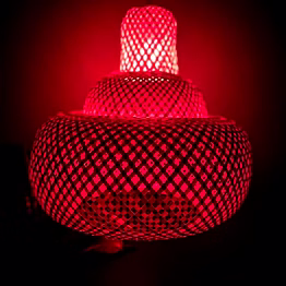 craftscape handmade bamboo hanging lamp shade perfect hanging lights for living room/home/hotel/cafe/restaurant decor12 * 12in (hl0012) (country)