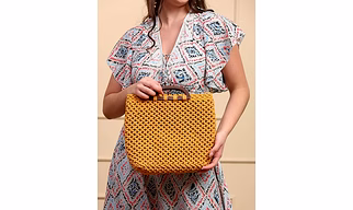 Handcrafted Natural Fiber Carry Bag